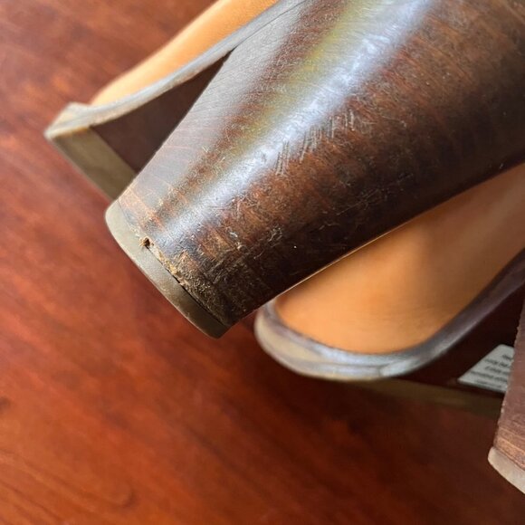 Acne Studios Star Bootie Camel Colored Leather Boots- Size 37 (US 7) - Picture 7 of 11